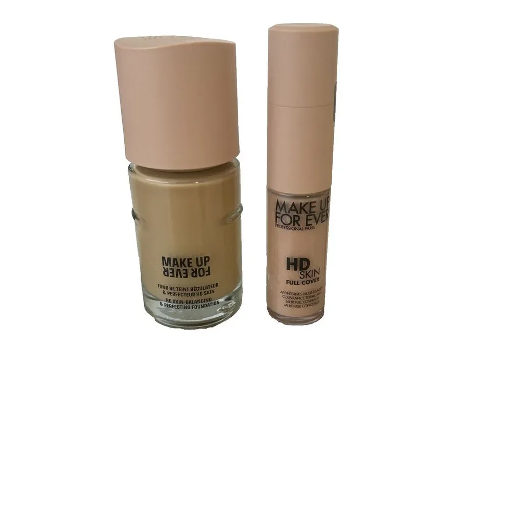 Make Up For Ever HD Skin Makeup Set- Foundation 232WO & Concealer 2N34 NEW